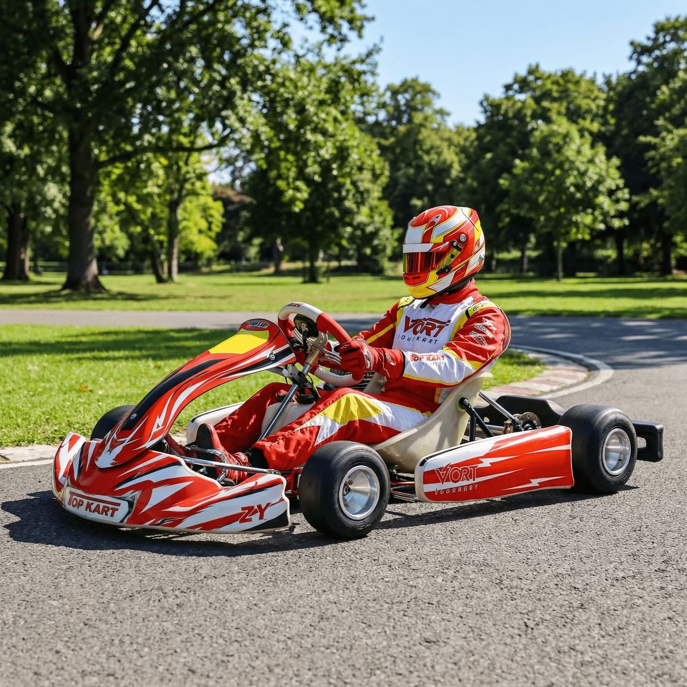 Family entertainment center go kart attraction in Singapore